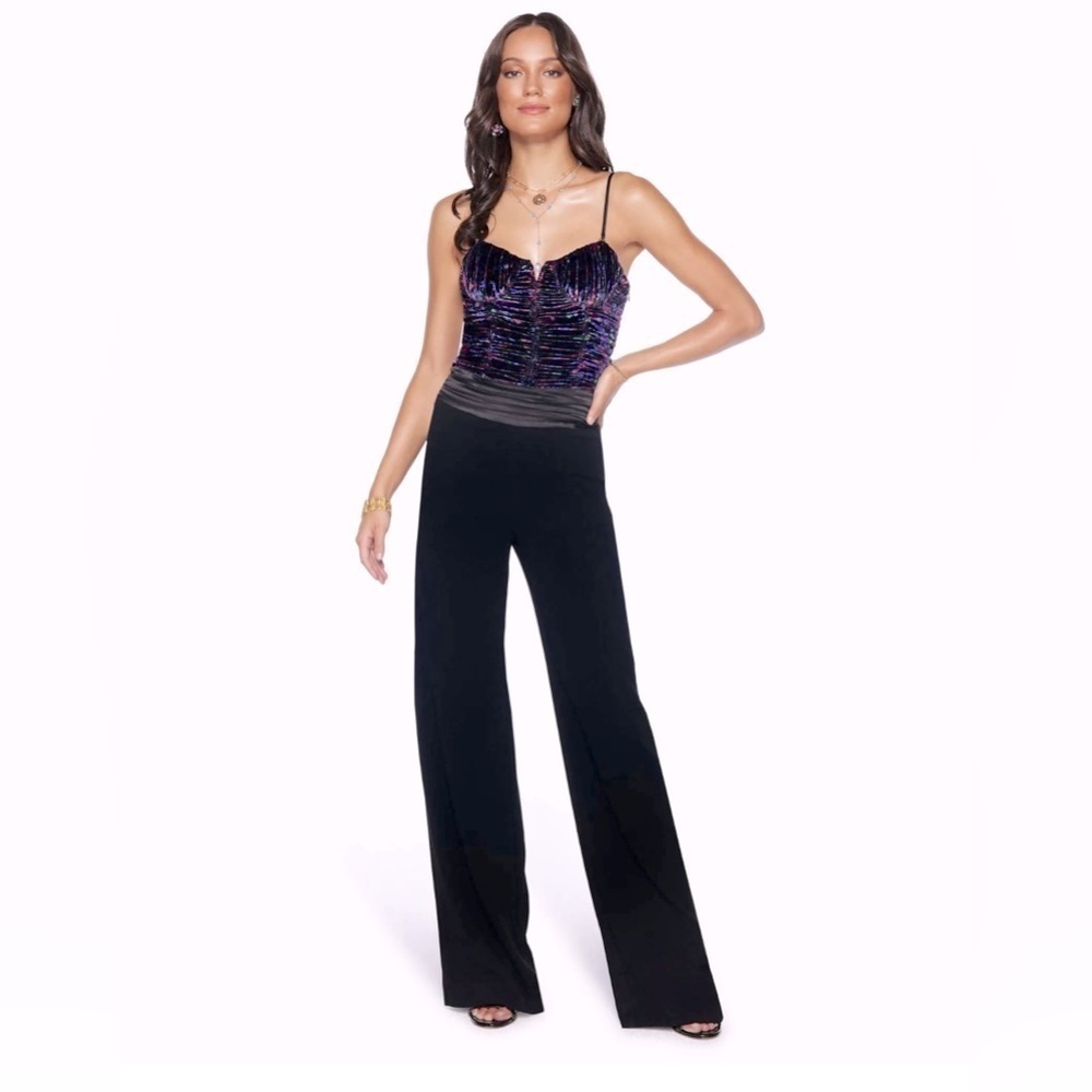 Ramy Brook Capone Wide Leg Jumpsuit Size 10